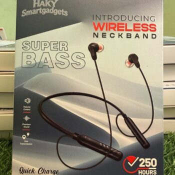 Super Bass Wireless Neckband Brand HAKY Smartgadgets