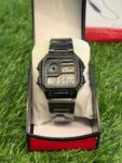 Casio AE-1200 Digital Watch | World Time | Stainless Steel Strap